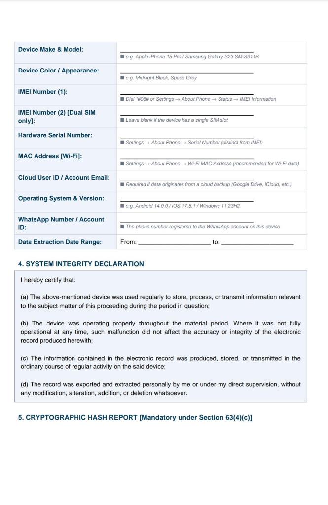 Section 63 BSA Certificate Page 2 Preview